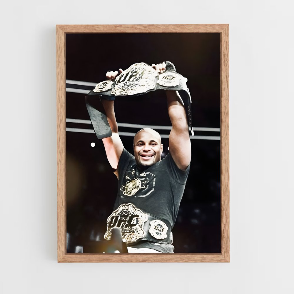 Poster Daniel cormier déclaration – affiche MMA (vue 4)